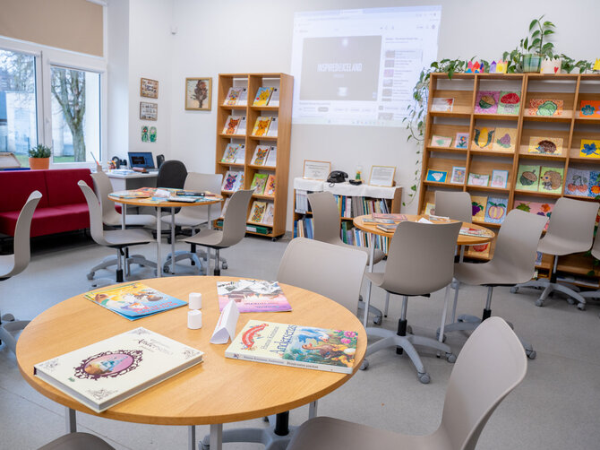 Alytaus m. savivaldybės nuotr./Dzūkijos mokyklos biblioteka