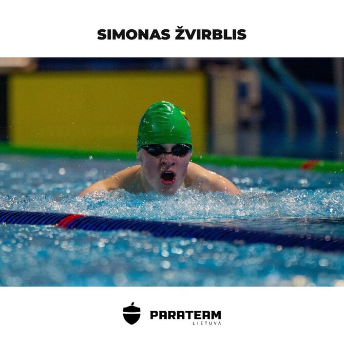 Asmeninio arch. nuotr./Simono Žvirblio kelias link paralimpinės svajonės