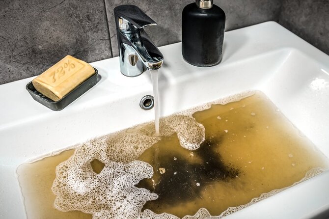 Shutterstock nuotr./Užsikimšusi kriauklė