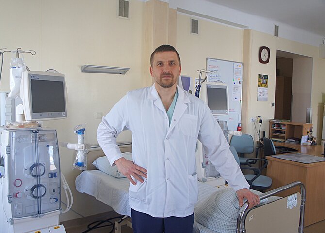 Respublikinės Šiaulių ligoninės nuotr./Nefrologas Donatas Tamošaitis