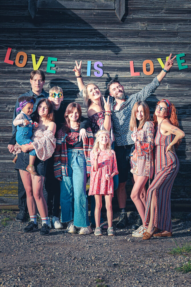 Asmeninio arch. nuotr./Šeima pavadinimu „Love is love“. Ko daugiau bereikia, kai besišypsantys veidai kalba patys už save.