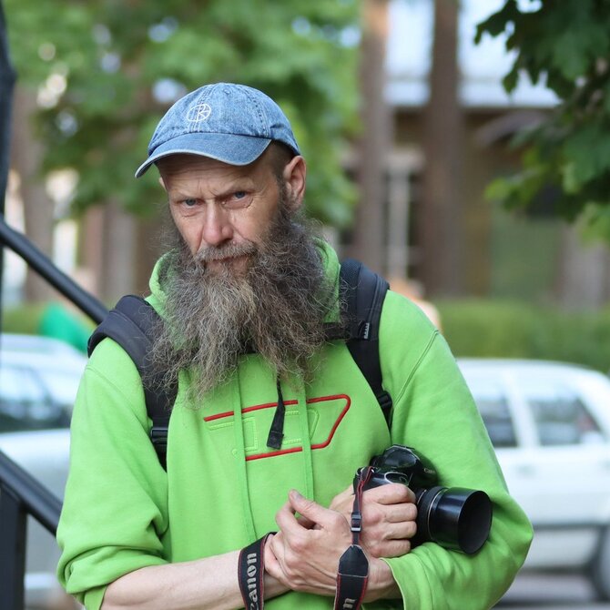 Česlovo Gregerio nuotr./Alytaus metų fotografas Faustas Augustinas