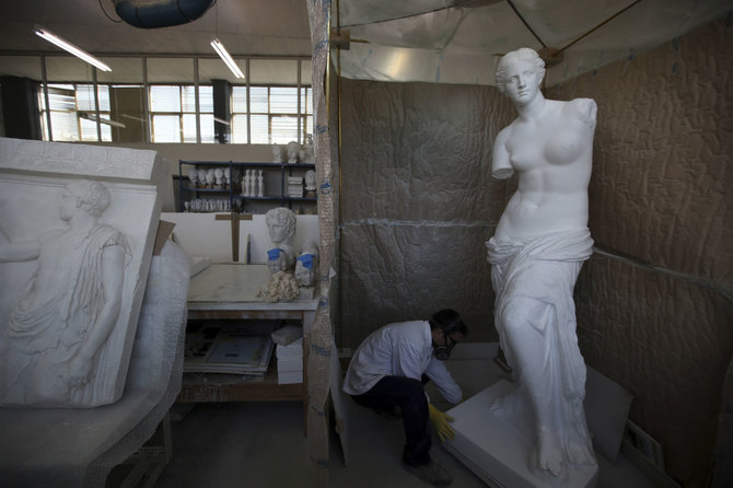 AFP/„Scanpix“ nuotr./Milo Veneros skulptūra 