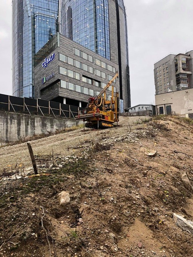 S.Gadeikio nuotr./Inžineriniai geologiniai tyrimai sudėtingose, urbanizuotose teritorijose