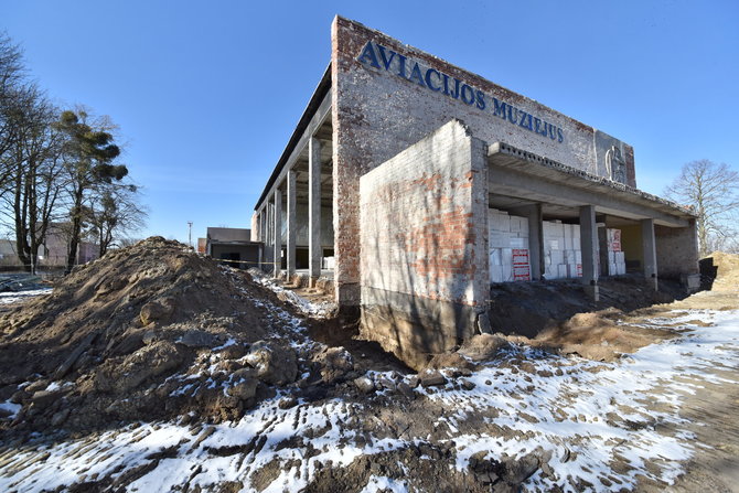 M.Laužadžio nuotr./Lietuvos aviacijos muziejaus rekonstrukcija