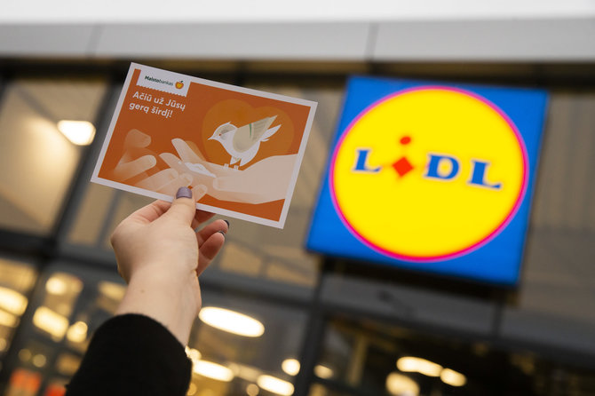 „Lidl“ nuotr./„Lidl“ kviečia aukoti „Maisto banko“ akcijoje: tradicija padėti stokojantiems