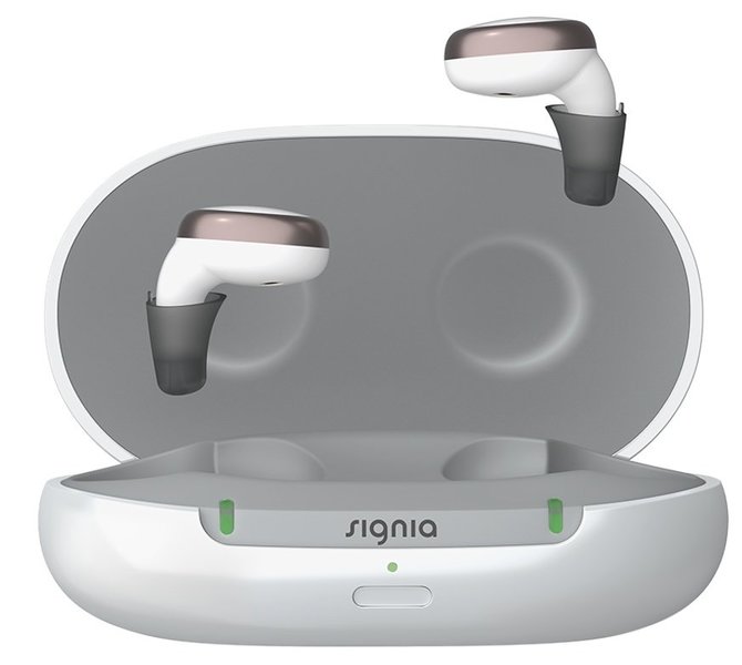„Signia“ nuotr./„Signia“ klausos aparatai, Active Pro su įkrovikliu