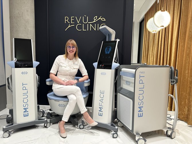 REVÙ CLINIC nuotr./Veido pakėlimas EMFACE be pjūvių: naujausia technologija jau REVÙ CLINIC