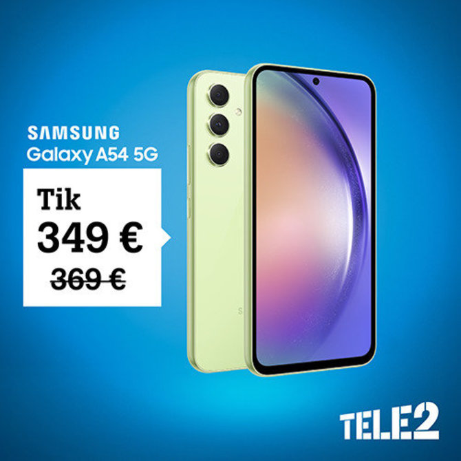 „Tele2“ nuotr./„Samsung Galaxy A54“