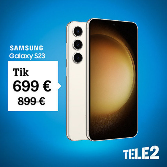 „Tele2“ nuotr./„Samsung Galaxy S23“