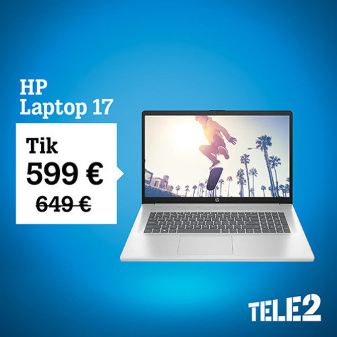 „Tele2“ nuotr./„HP Laptop 17-cp2011ny“