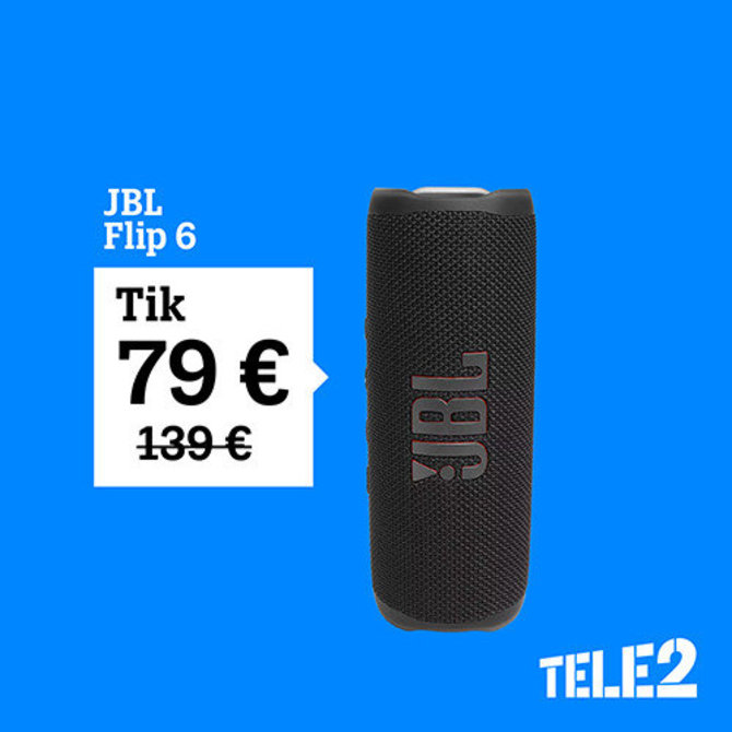 „Tele2“ nuotr./„JBL Flip 6“