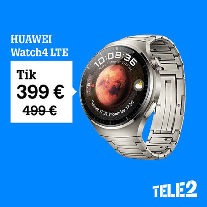 „Tele2“ nuotr./„Huawei Watch4 LTE“