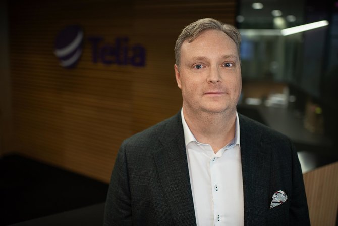 „Telia Global Services Lithuania“ nuotr. /Telia Global Services Lithuania“ įmonės vadovas Kimas Leanderssonas