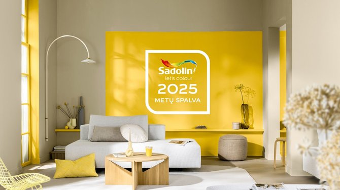 „Sadolin“ nuotr./2025 metų spalva „True Joy™“: džiaugsmo pliūpsnis jūsų namams