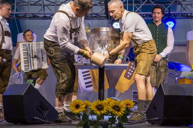 Organizatorių nuotr./Kauno „Oktoberfeste“ – vokiškos ne tik tradicijos, bet ir tvarka