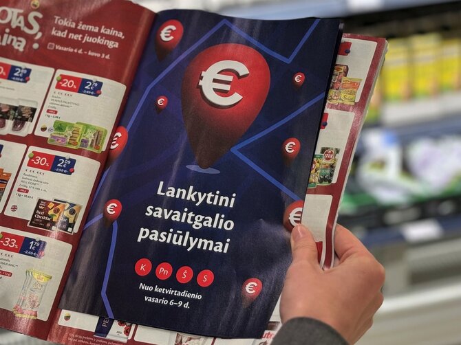 „Maxima“ nuotr./Lietuviško prekybos tinklo „Maxima“„Lankytinų savaitgalio pasiūlymų“ kainų leidinys