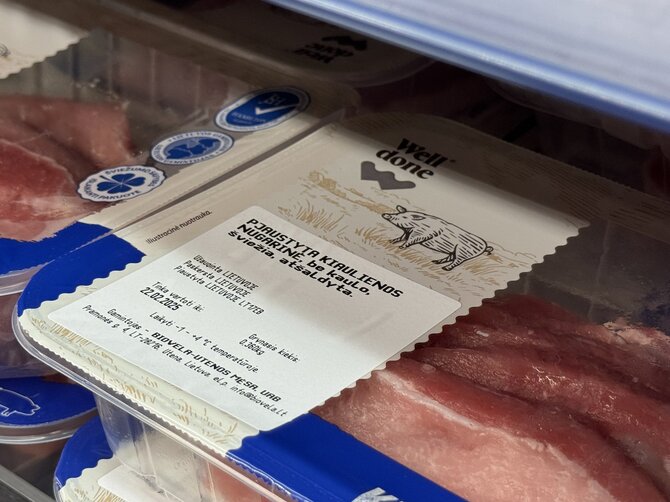 „Maxima“ nuotr./„Maximoje“ – net 80 proc. šviežios mėsos asortimento sudaro vietos ūkių produkcija