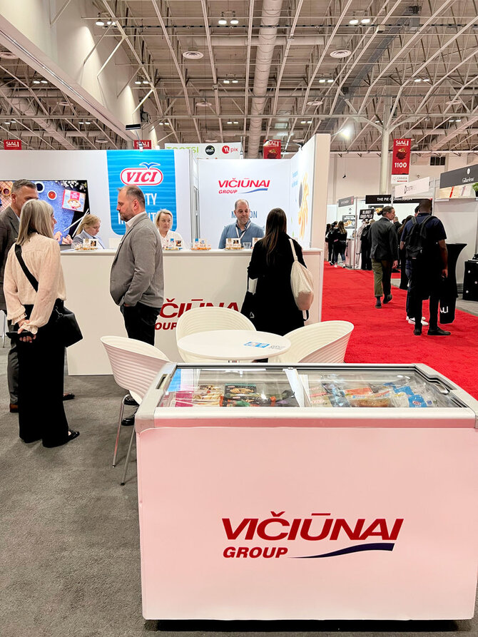 „Viči“ nuotr./„Vičiūnų grupės“ debiutas tarptautinėje „SIAL Canada 2025“ parodoje