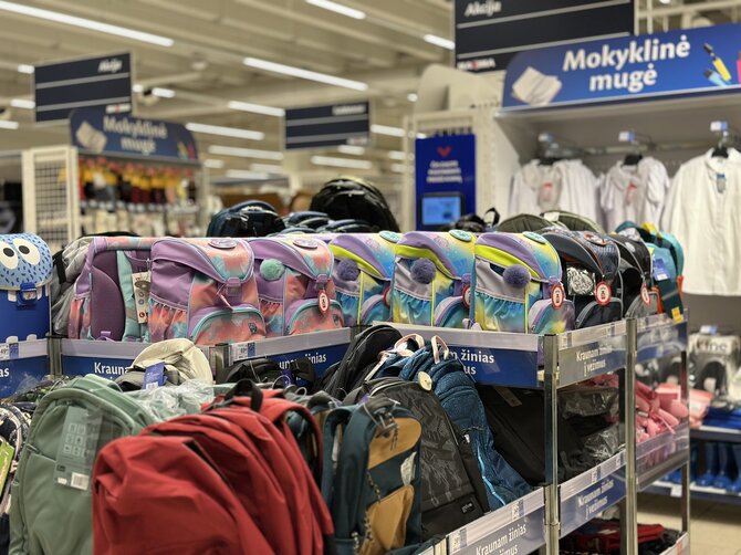 „Maxima“ nuotr./Kuprinės „Maximoje“