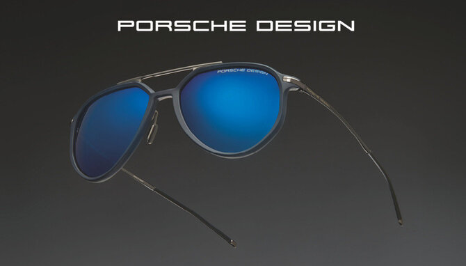 „Porche“ nuotr./„Liquid Titanium“ linijos akinių modelis