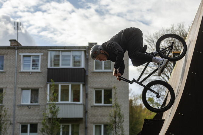Vilniaus miesto savivaldybės nuotr./„Skate“ parkas Paneriuose
