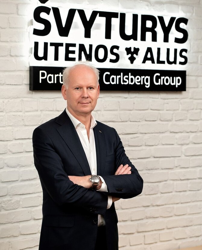 „Švyturys-Utenos alus“ nuotr./„Švyturys-Utenos alus“ vadovas Rolandas Viršilas