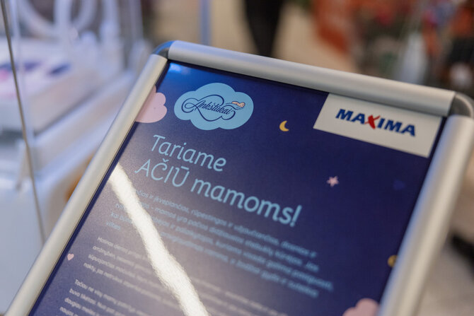 „Maxima“ nuotr./Padėka ankstukų mamoms
