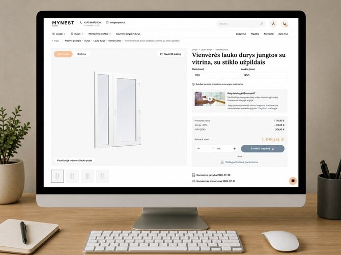 mynest.lt nuotr./Lauko durys