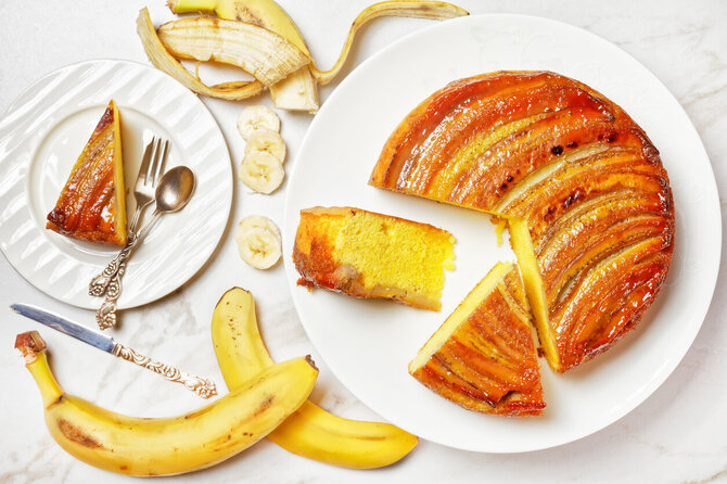 „IKI“ nuotr./Bananų pyragas