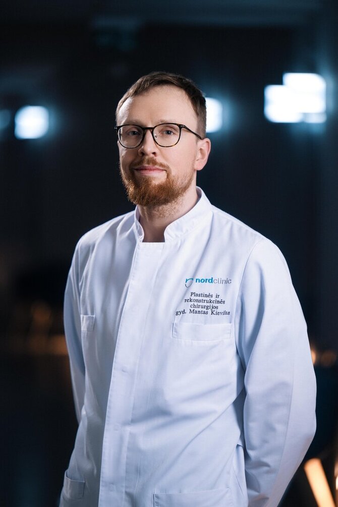 „Nordclinic“ nuotr./„Nordclinic“ plastinės ir rekonstrukcinės chirurgijos gydytojas Mantas Kievišas
