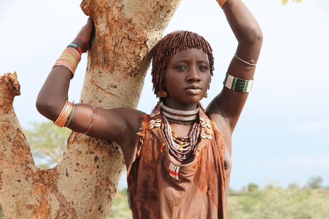Kelionių organizatoriaus „GRŪDA“ nuotr. /Etiopijos gentainė