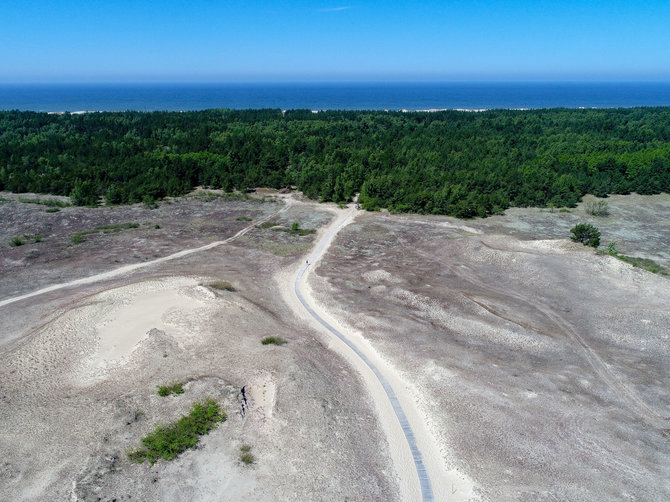 Projekto „Pamario švyturių kelias“ nuotr. /Mirusios kopos