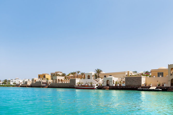 123RF.com nuotr./Vilos El Gouna miestelyje, Egipte