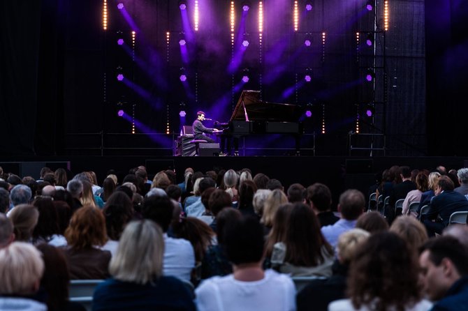 Mato Dauginio nuotr./Tigranas Hamasyanas festivalyje „Midsummer Vilnius“