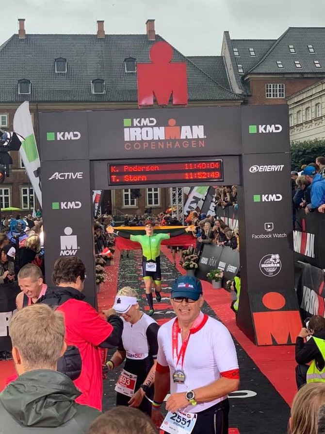 Asmeninio archyvo nuotr. /Jonavos meras Mindaugas Sinkevičius Kopenhagoje įveikė „IronMan“ varžybas.