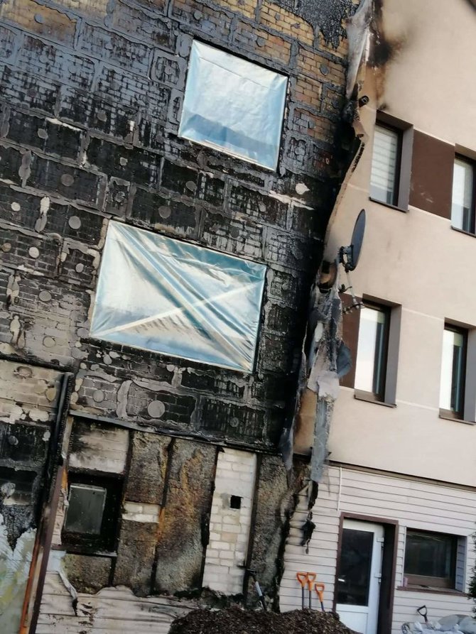 Šiaulių rajone įsikūrusios Volosovų šeimynos namuose kilo gaisras 