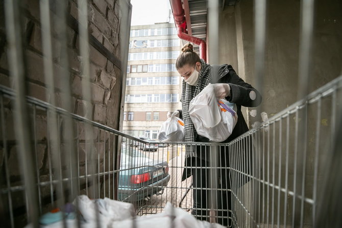 Sauliaus Žiūros nuotr. /„Maisto banko“ savanoriai 