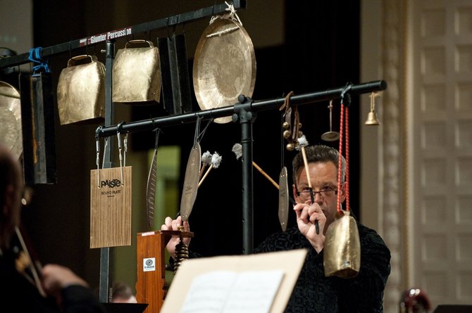 Herkaus Milaševičiaus nuotr./Pavelas Giunteris, „Giunter Percussion“