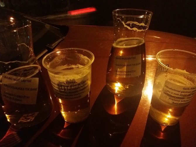 Kauno apskrities VPK nuotr. /Kauno pareigūnai tikrino, kaip laikomasi alkoholio kontrolės įstatymo pasikeitimų.