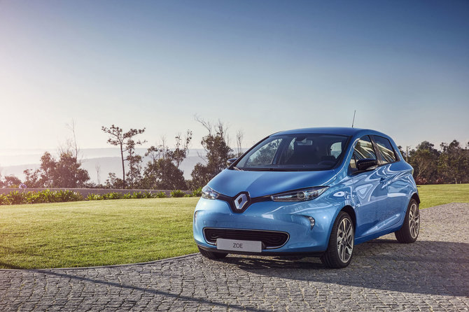 Gamintojo nuotr./Elektrinis „Renault Zoe“ pasiekė Lietuvą.