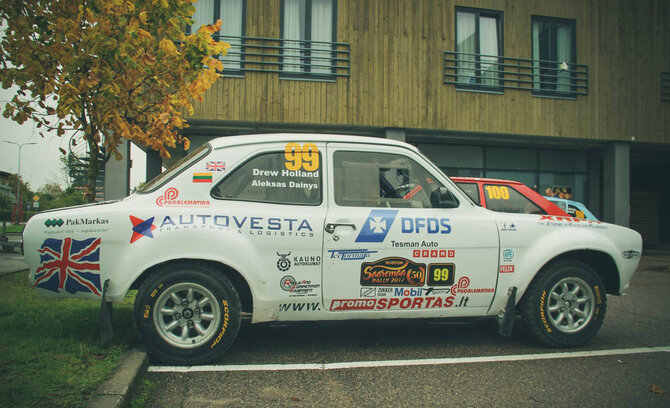 Simo Paulausko nuotr./Ralyje A.Dainio ekipažas lenktyniavo 1973 m. „Ford Escort“ modeliu.