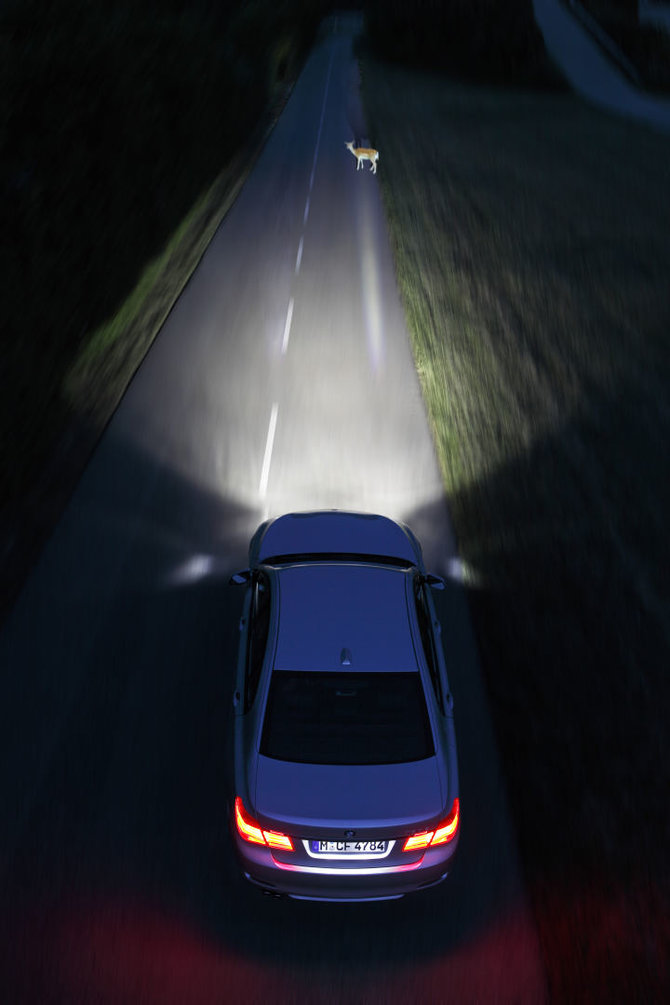 Gamintojo nuotr./BMW „Night vision“ sistema