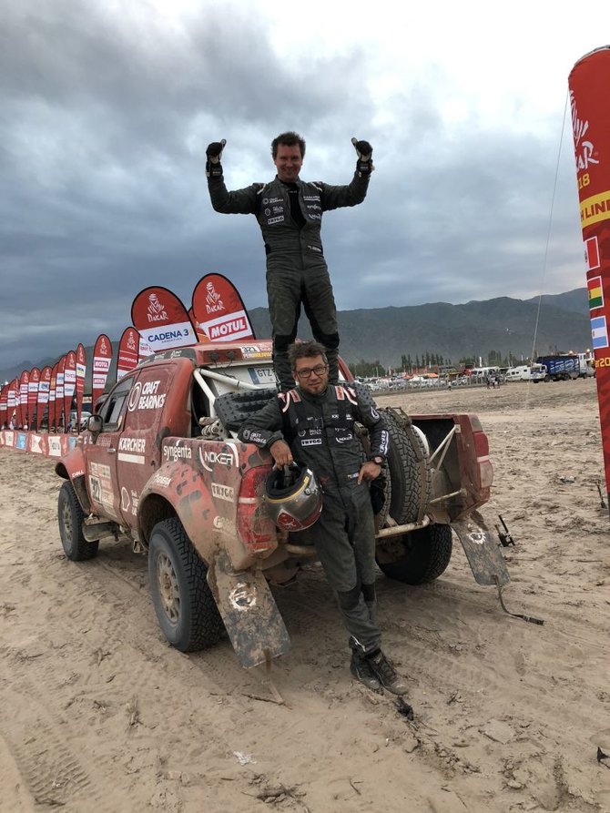 Craft Bearings nuotr./Antanas Juknevičius ir Darius Vaičiulis 10 Dakaro ralio greičio ruože pelnė aukščiausią iš lietuvių vietą