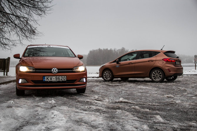 Aivaro Grigelevičiaus nuotr./„Volkswagen Polo“ prieš „Ford Fiesta“