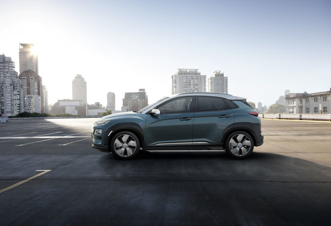Gamintojo nuotr./„Hyundai“ pristatė naują elektromobilį – „Kona Electric“