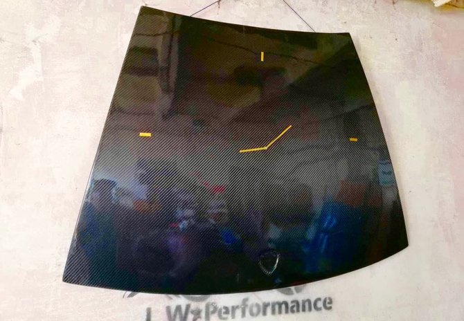 LW Performance nuotr./Laikrodis iš „Lamborghini“ kapoto
