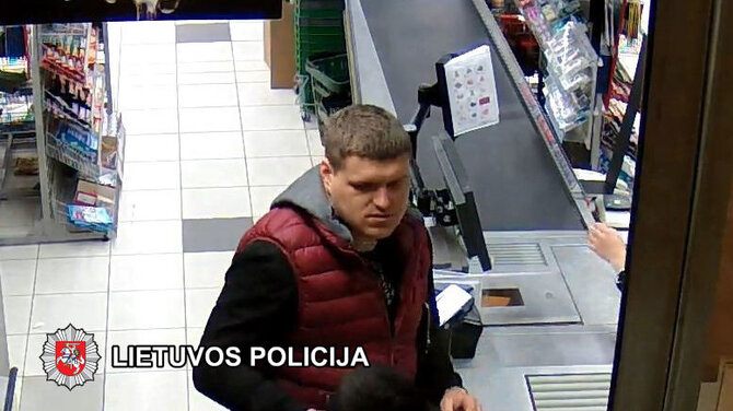 Vilniaus aps. VPK nuotr./Ieškomas įtariamasis