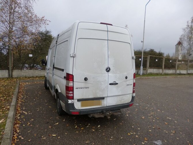 VSAT nuotr./Vogtas mikroautobusas