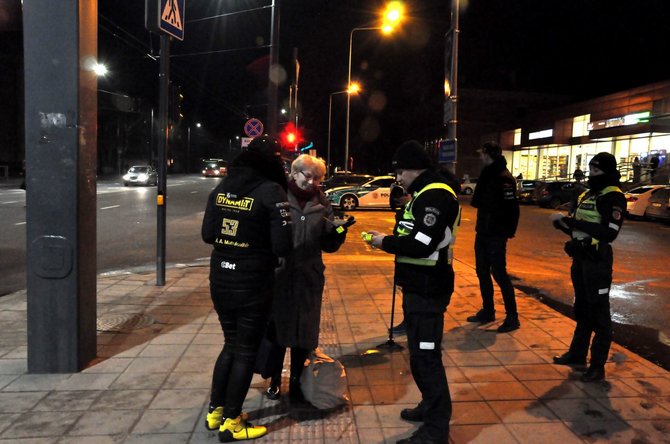 Kauno apskr. VPK/Lenktynininkų ir policijos akcija Kaune